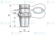Точка контроля давления ISO 7/1 R1/8"