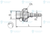 Фитинг RD3 M12x1.5