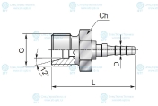 Фитинг RD2 M14x1.5
